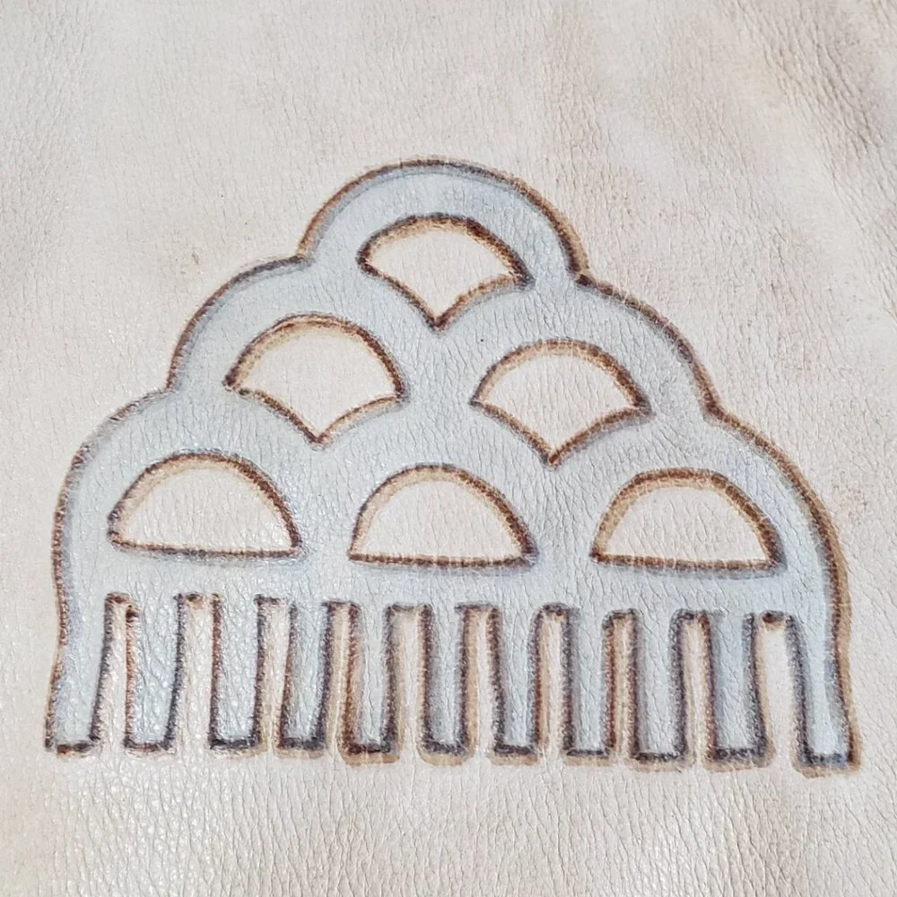 Ralph Lauren Country Polo Women Leather Vest Native American USA made 80s Vtg - Picture 7 of 16